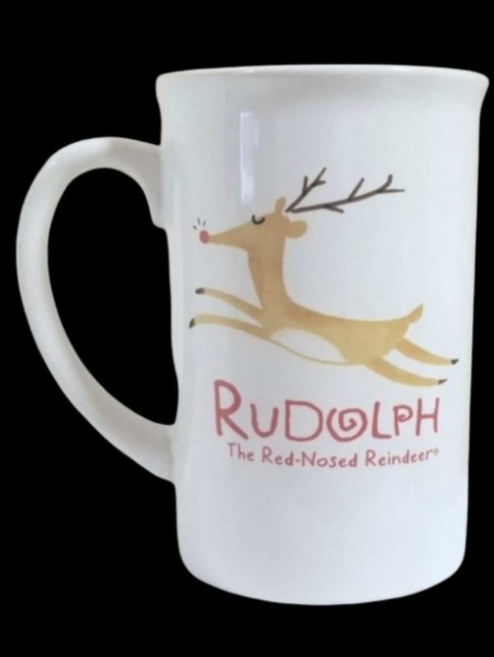 RUDOLPH THE RED-NOSED REINDEER TALL COFFEE MUG/CUP